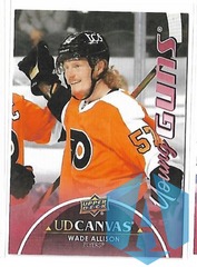 2021-22 Upper Deck Series 1 UD Canvas Young Guns #C95 Wade Allison Rookie RC